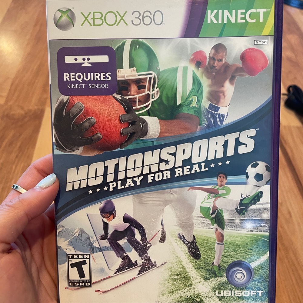 Xbox 360 Motion Sports Kinect Play for Real Video Game